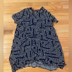 Astr Navy and White Dress Size Large
